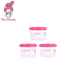 Sanrio My Melody Round Storage containers 3pc